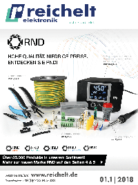 REICHELT ELEKTRONIK - reichelt Katalog 01.1|2018 bestellen REICHELT ELEKTRONIK - reichelt Katalog 01.1|2018 bestellen